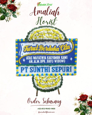 Papan Bunga Duka di Pamanukan