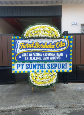 Papan Bunga Duka di Pamanukan