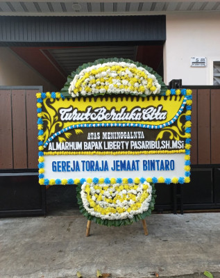 Papan Bunga Duka di Pamanukan
